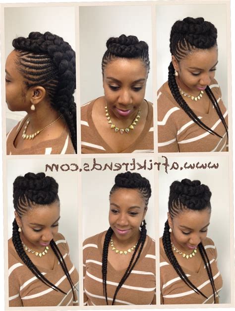 Www.howtochoosehairstyle.com 10 easy everyday hairstyles for short straight. 2020 Popular Chunky Mohawk Braids Hairstyles