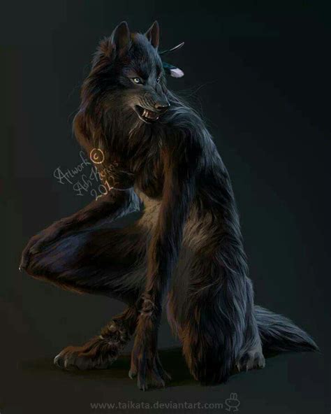 werewolf art female werewolves werewolf aesthetic
