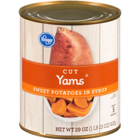 Kroger Cut Sweet Potato Yams In Syrup 29 Oz Ralphs