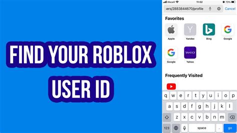 How To Find Your Roblox User Id On Mobile Iosandroid Youtube