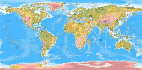 Topographic World Map Cad Files Dwg Files Plans And Details
