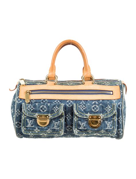 Louis Vuitton Denim Neo Speedy Bag Handbags Lou53961 The Realreal