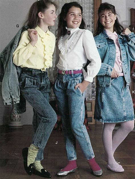 Girls Fashion From A 1987 Catalog Vintage Fashion 1980s 1980s