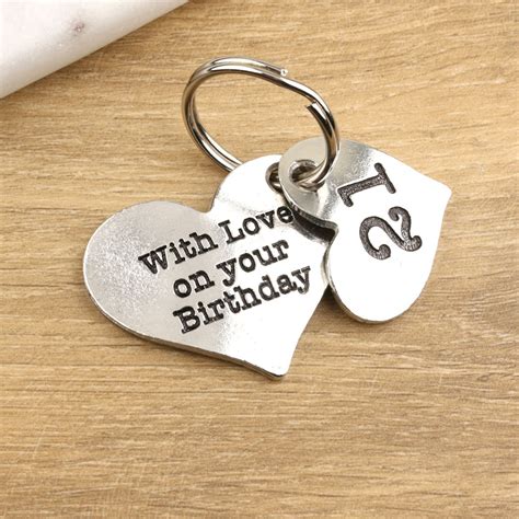 Personalised 21st Birthday T Keyring Special Birthday Etsy