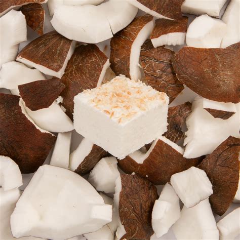 Coconut Marshmallow Creamy Coconut Flesh Through The Body Of The