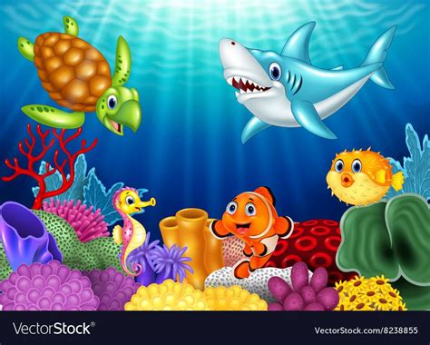 Animated Ocean Animals Animales Marinos De Foamy Pinterest