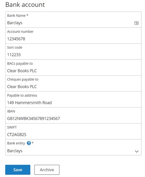 Change the invoice format via the button below and fill your and your client basic information. Clear Books Support