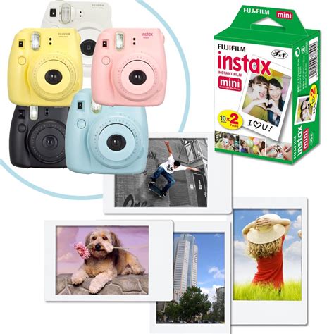 Xtech White Accessories Kit For Fuji Fujifilm Instax Mini 8 Cameras