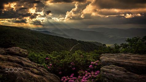 Appalachian Sunset After Photographing The Artist In My Last Post I