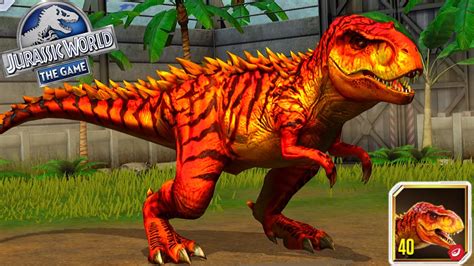 Jurassic World The Game Ep16 Tyrannosaurus T Rex Lv Max Youtube