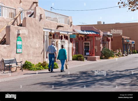 Street In Old Town Albuquerque Stock Photo Alamy