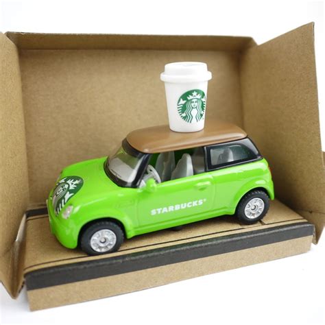 Starbucks Taiwan Drive Thru Store Pull Back Coffee Vehicle Diecast Mini