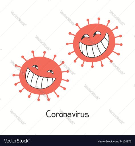 Cartoon Coronavirus Royalty Free Vector Image Vectorstock