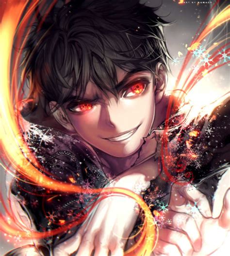 Anime Boy Red Eyes
