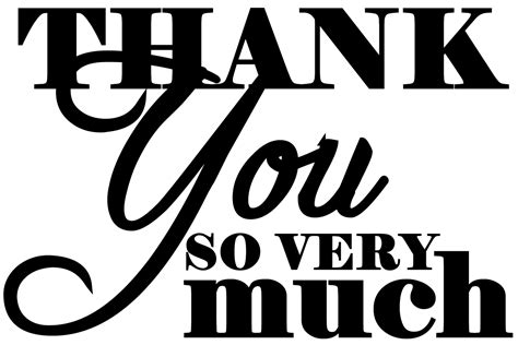Thank You Very Much Clipart 20 Free Cliparts Download Images On