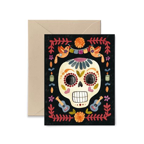 Dia De Los Muertos Greeting Card Little Truths Studio