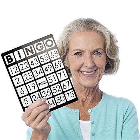 Ez Readers Large Format 85 X 11 Bingo Cards Jumbo 1 Inch Numbers