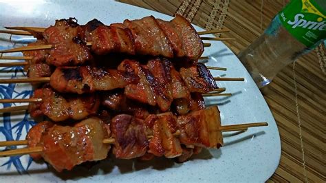 How To Make Filipino Style Pork Barbecue Sweet Bbq Marinade With Sprite A Filipino Street