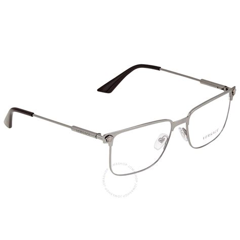 Versace Demo Rectangular Mens Eyeglasses Ve1276 1262 55 Fadovn