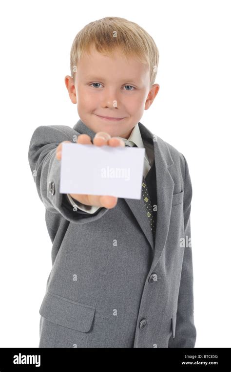 Little Business Boy Stock Photo Alamy