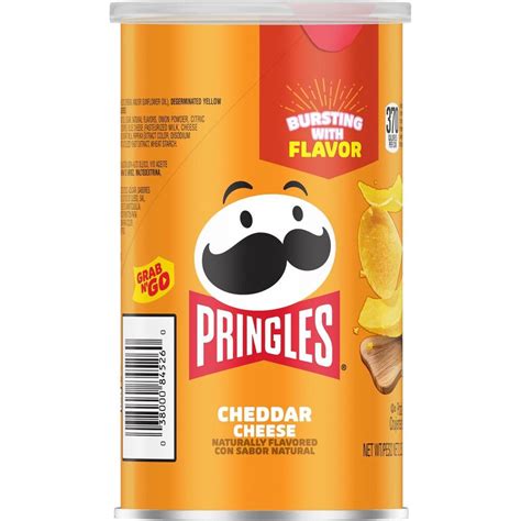 Pringles Potato Crisps Chips Cheddar Cheese 25 Oz Cheese Potatoes