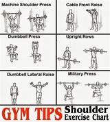 Fitness Exercises Chart Images