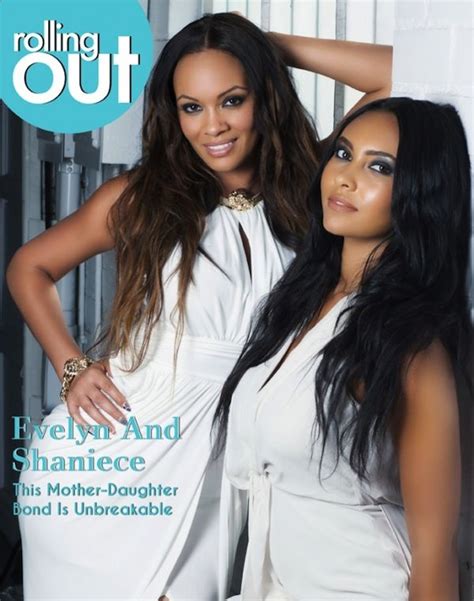 Evelyn Lozada And Her Daughter Shaniece For Rolling Out Mother Daughter Poses Mother