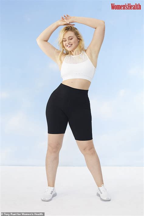 Curvy Star Iskra Lawrence Shows Off Her Unretouched Figure In A White Leotard Daily Mail Online