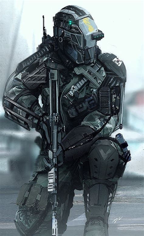 Another Old Photobash In The Series Future Soldier Robot Concept Art