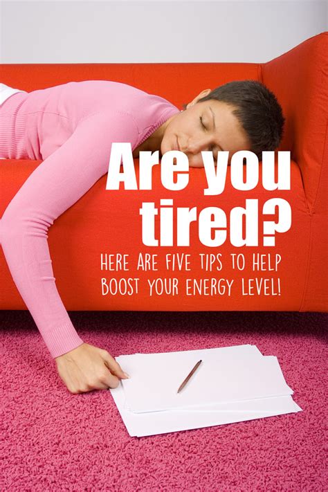 5 Simple Tips To Boost Your Energy Level