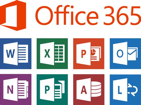 Microsoft Office 365 Apps Office 365 Icons Vector Clipart Full Size