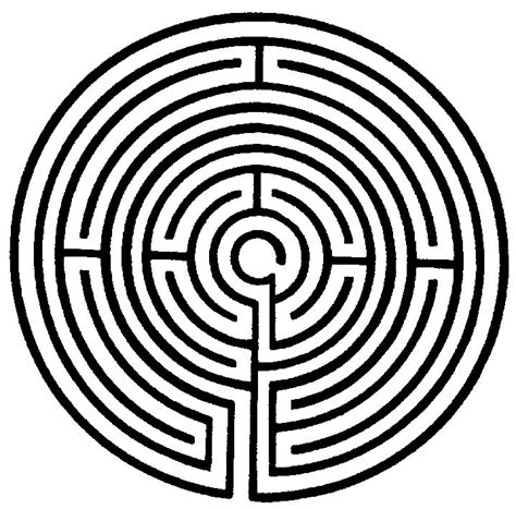 This Is A Depiction Of A Labyrinth This Is A Two Fold Representation