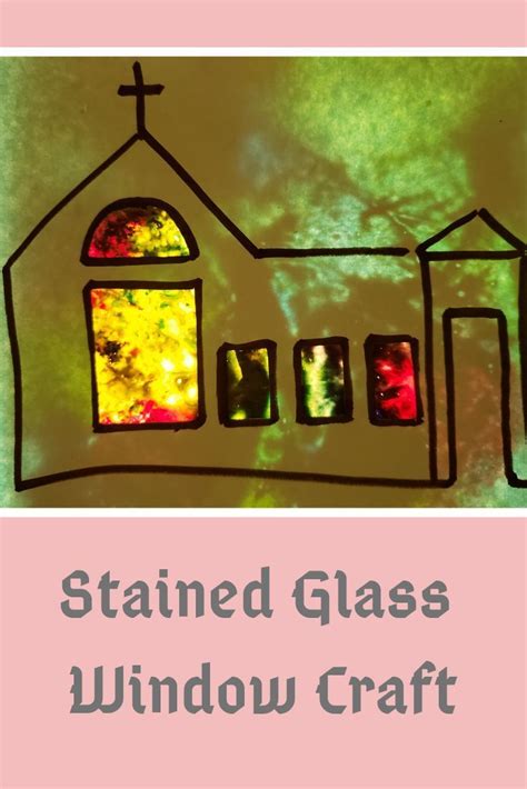 Stained Glass Window Craft — Purposeful Mommy Window Crafts Toddler