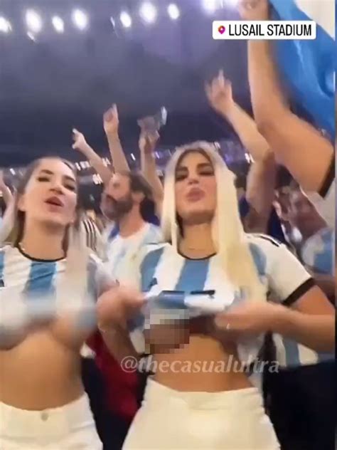 Argentina Fans Celebrate World Cup Wild Naked Trend Is Out Of Control News Com Au Australia