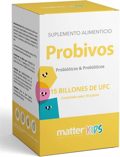 Probióticos Y Prebióticos Para Niños 15 Billones De Ufc Probivos Kids