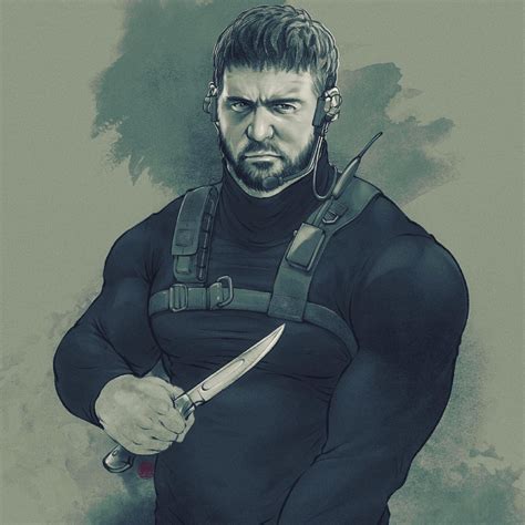 Chris Redfield Resident Evil And 1 More Drawn By Youngyeeart Danbooru