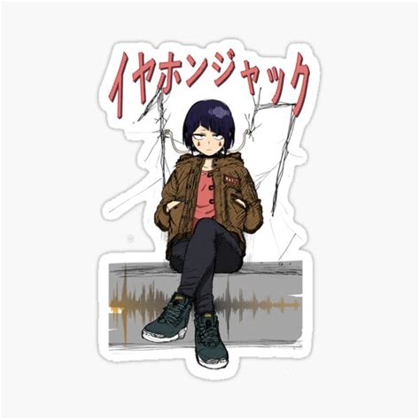 Jirou Kyouka Of Boku No Hero Academia Sticker By Niconek03 Redbubble