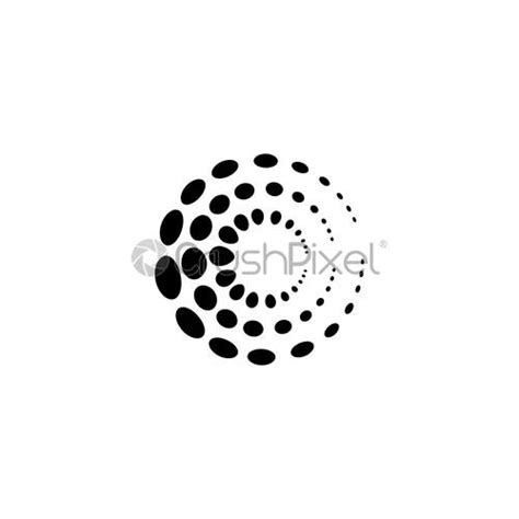 Halftone Circle Dots Vector Illustration Stock Vector 2089755