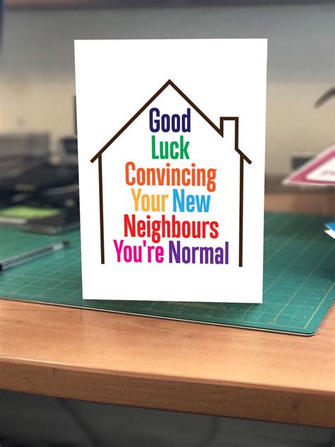 Congratulations On Your New Home Greetings Card Funny Humour Etsy