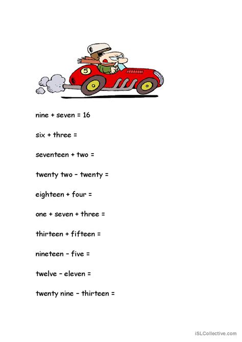 Numbers 1 29 English Esl Worksheets Pdf And Doc