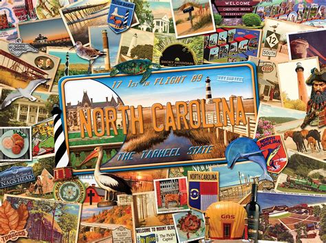 Rated 4.857142857142857 out of 5. North Carolina, 1000 Pieces, SunsOut | Puzzle Warehouse