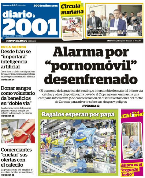 Noticias De Nueva Esparta Titulares De La Prensa Nacional De Este