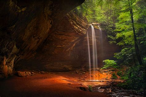 Ash Cave Hocking Hills State Park Places Around The World State