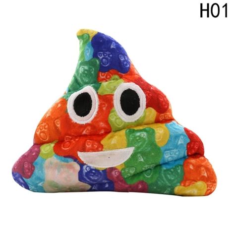 1pc Stool Emoji Emoticon Cushion Pillow Stuffed Plush Toy Doll Poop