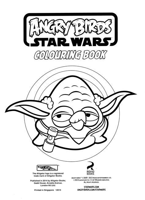 45 star wars coloring pages for you. Angry Birds STAR WARS Colouring Book - PNG Scans