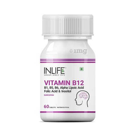 Taking b vitamin supplements that include vitamin b12 might slightly reduce stroke risk in people with heart disease. Inlife Vitamin B12 ALA Tablet: Buy bottle of 60 tablets at ...