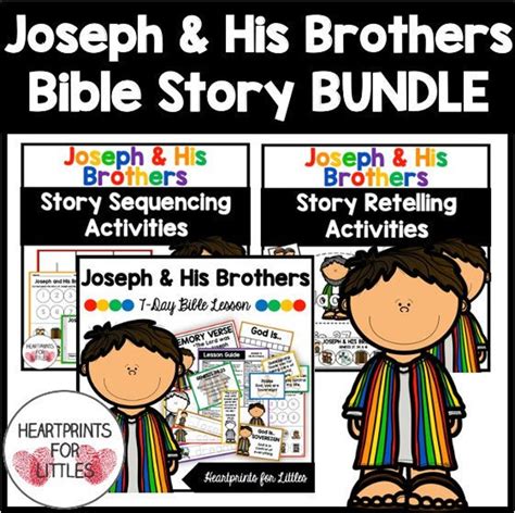 Joseph And His Brothers Bible Story Bundle 7 Day Bible Etsy