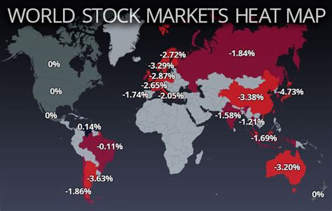 Stock Market Crash 2018 The Worlds Worst Hit Markets Mapped City