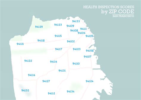 San Francisco Zip Code Map Neighborhood