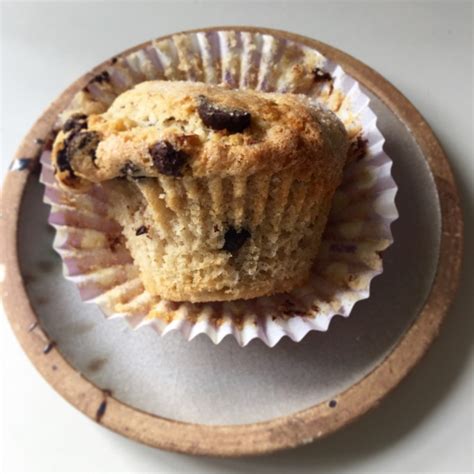 Coffee Shop Style Giant Chocolate Chip Muffins Lucys Friendly Foods